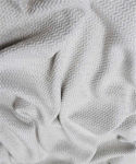 Billede af Babyplaid - flet mønster -  grå