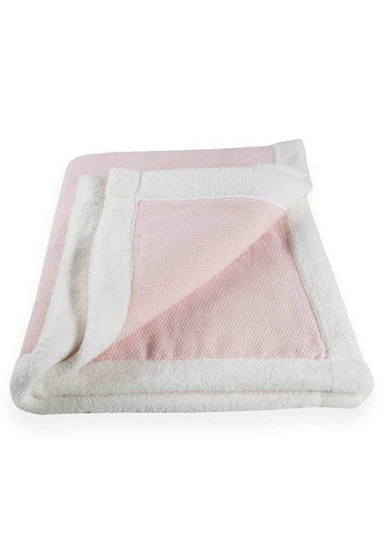 Picture of Plush blanket doublesided pink