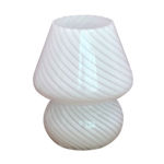 Picture of Glass lamp with pattern in white