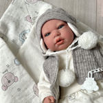 Picture of Doll reborn Vega 40cm with blanket and dummy