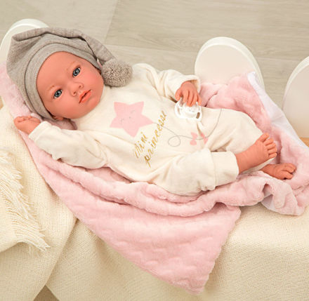 Picture of PINK ARIA ELEGANCE DOLL WITH BLANKET